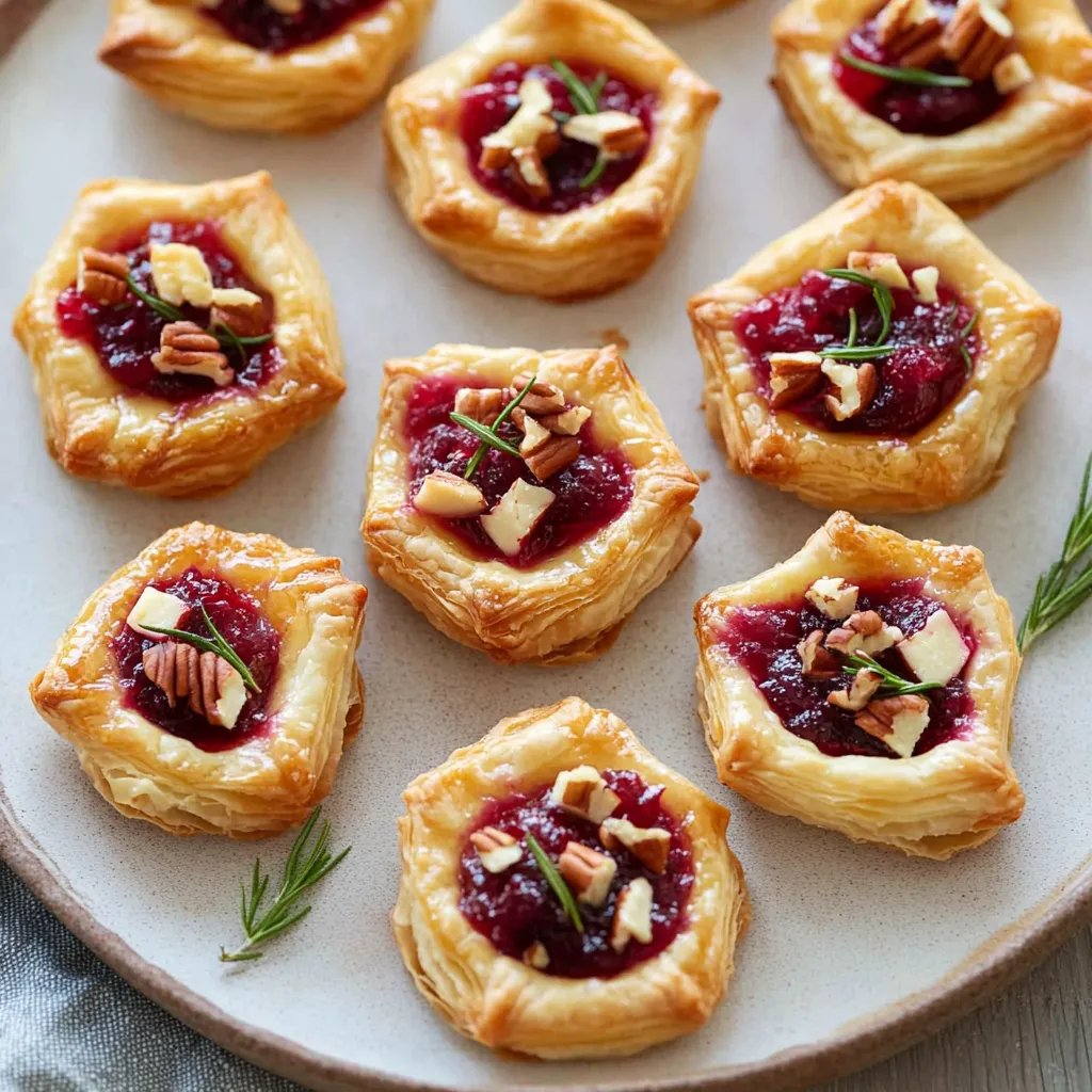 Cranberry Brie Bites Recipe