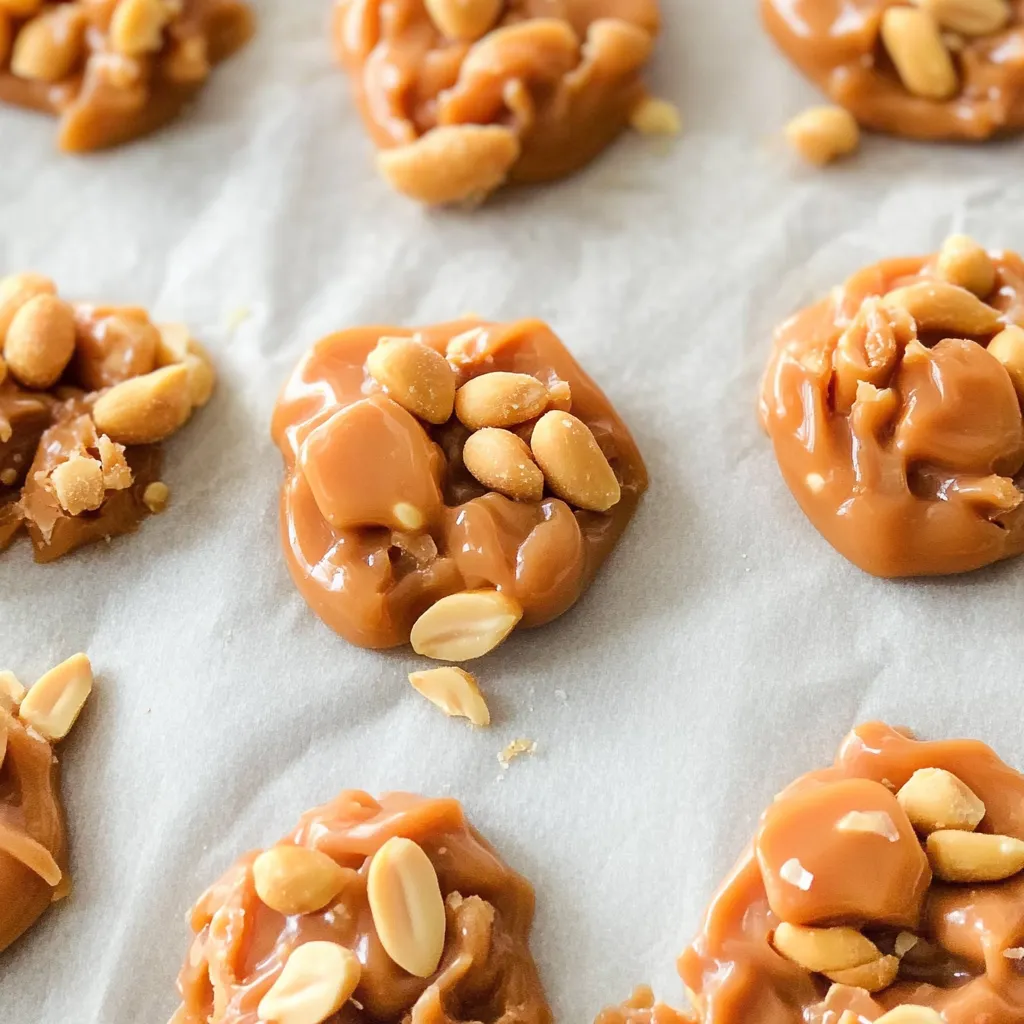 Easy Caramel Peanut Clusters