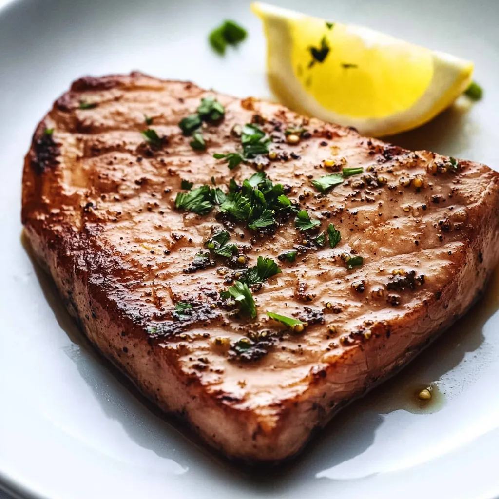 Garlic Herb Tuna Steak Marinade