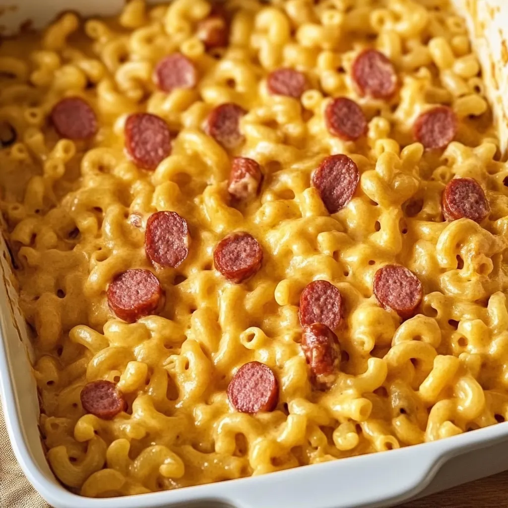 Hot Dog Mac and Cheese