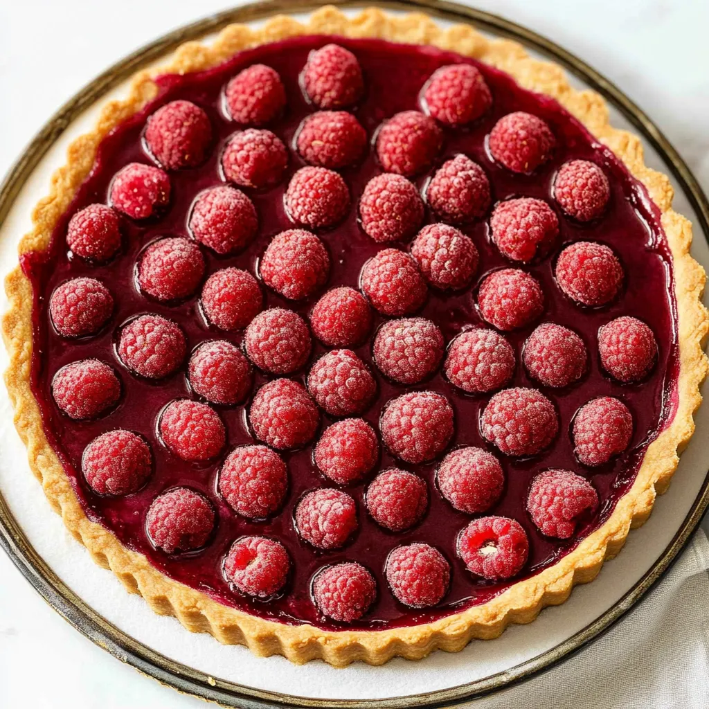 French Raspberry Tart