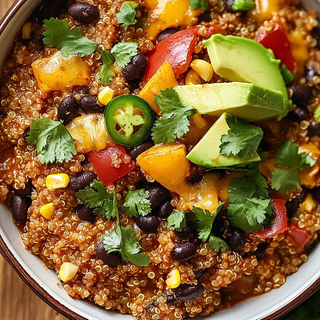 Black Bean Quinoa Enchilada Bake Recipe