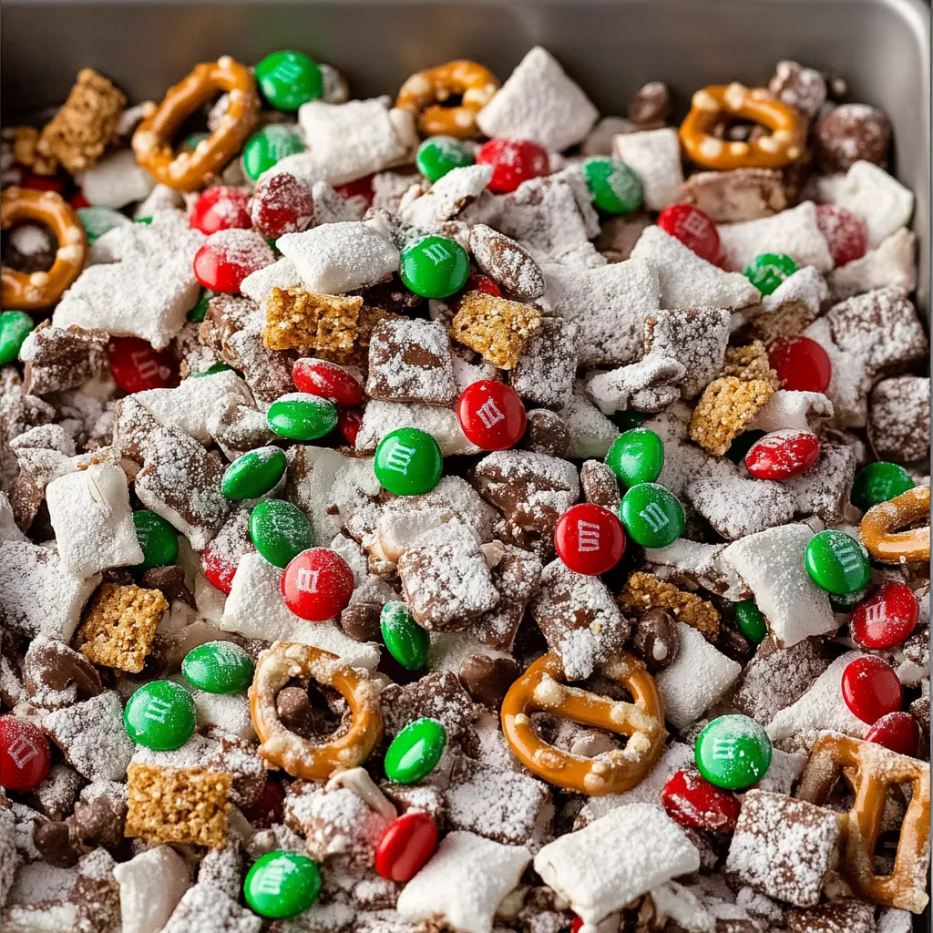 Easy Christmas Puppy Chow