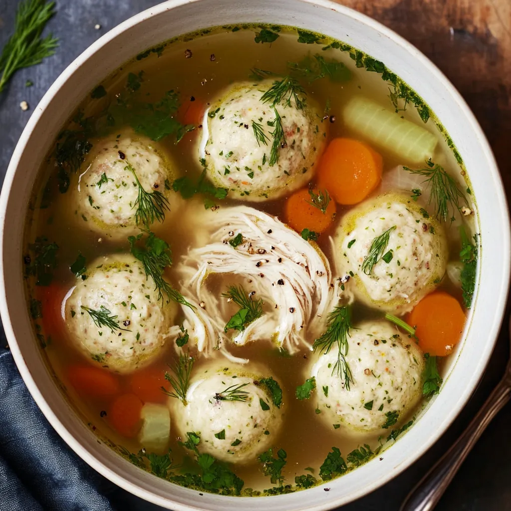 Homemade Matzo Ball Soup