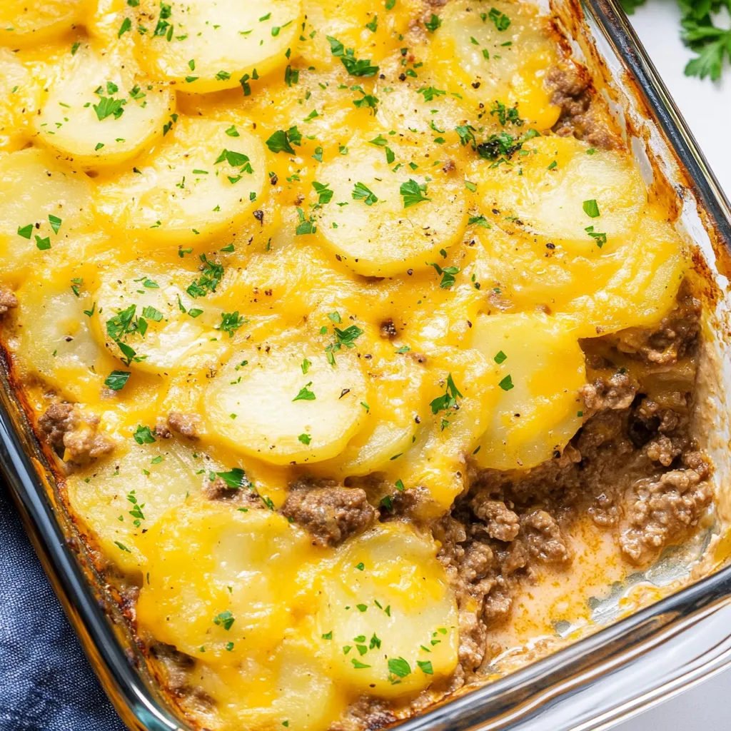 Hamburger Potato Casserole