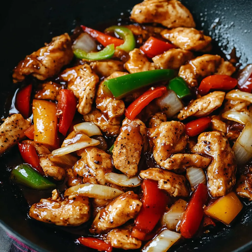 Black Pepper Chicken