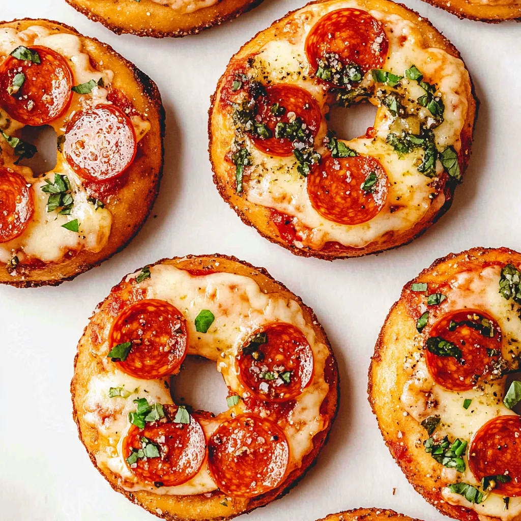 Homemade Pizza Bagels