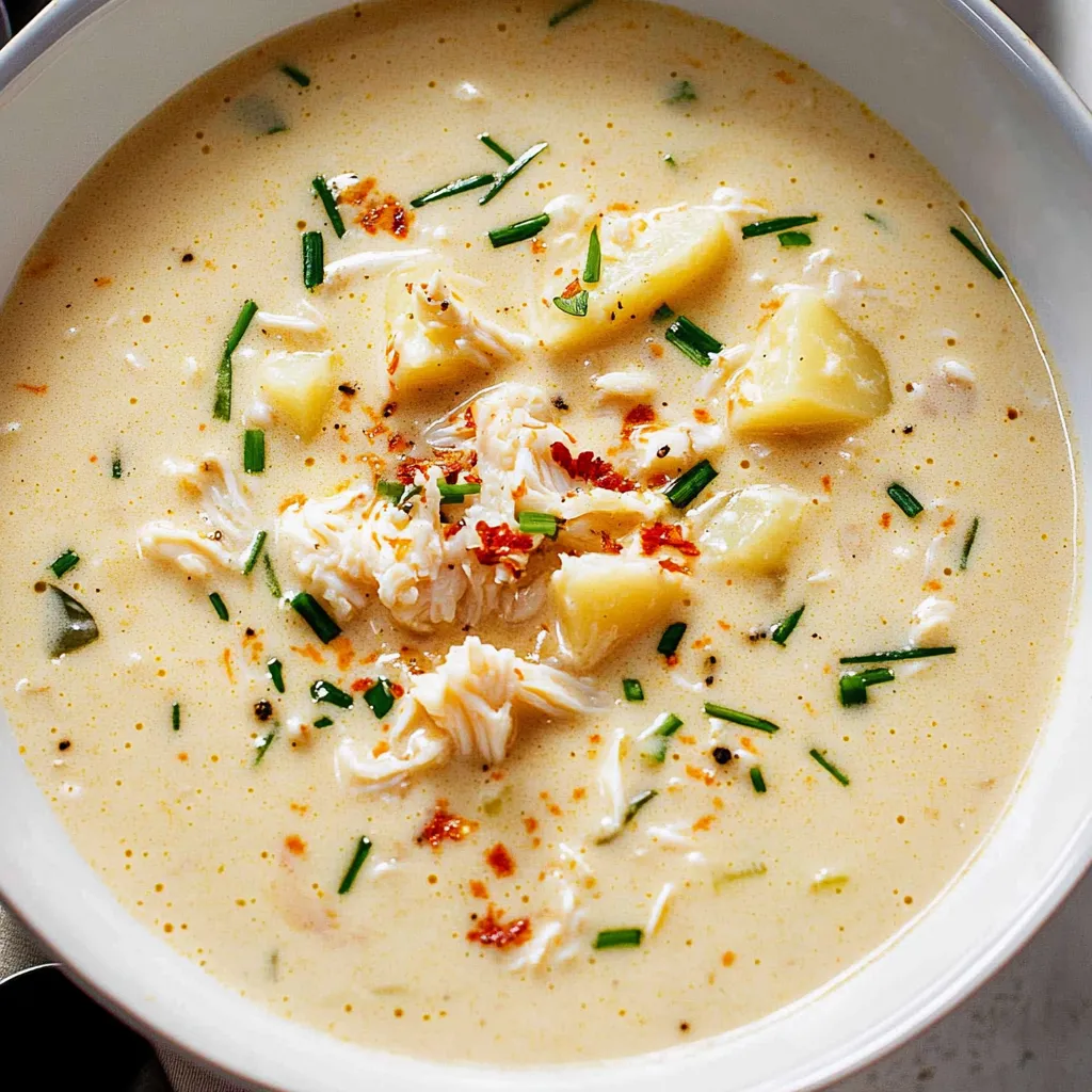 Creamy Crab Soup Recipe