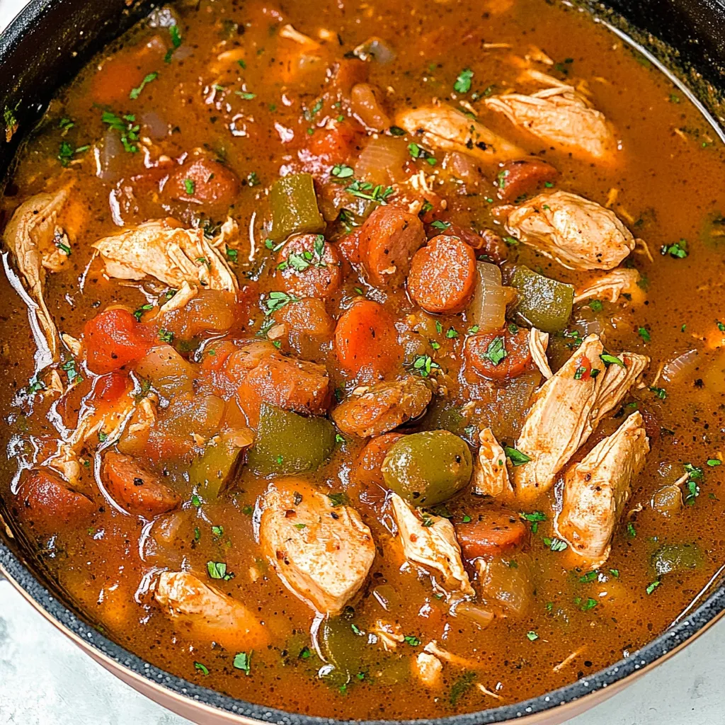 Chicken Andouille Sausage Gumbo Recipe
