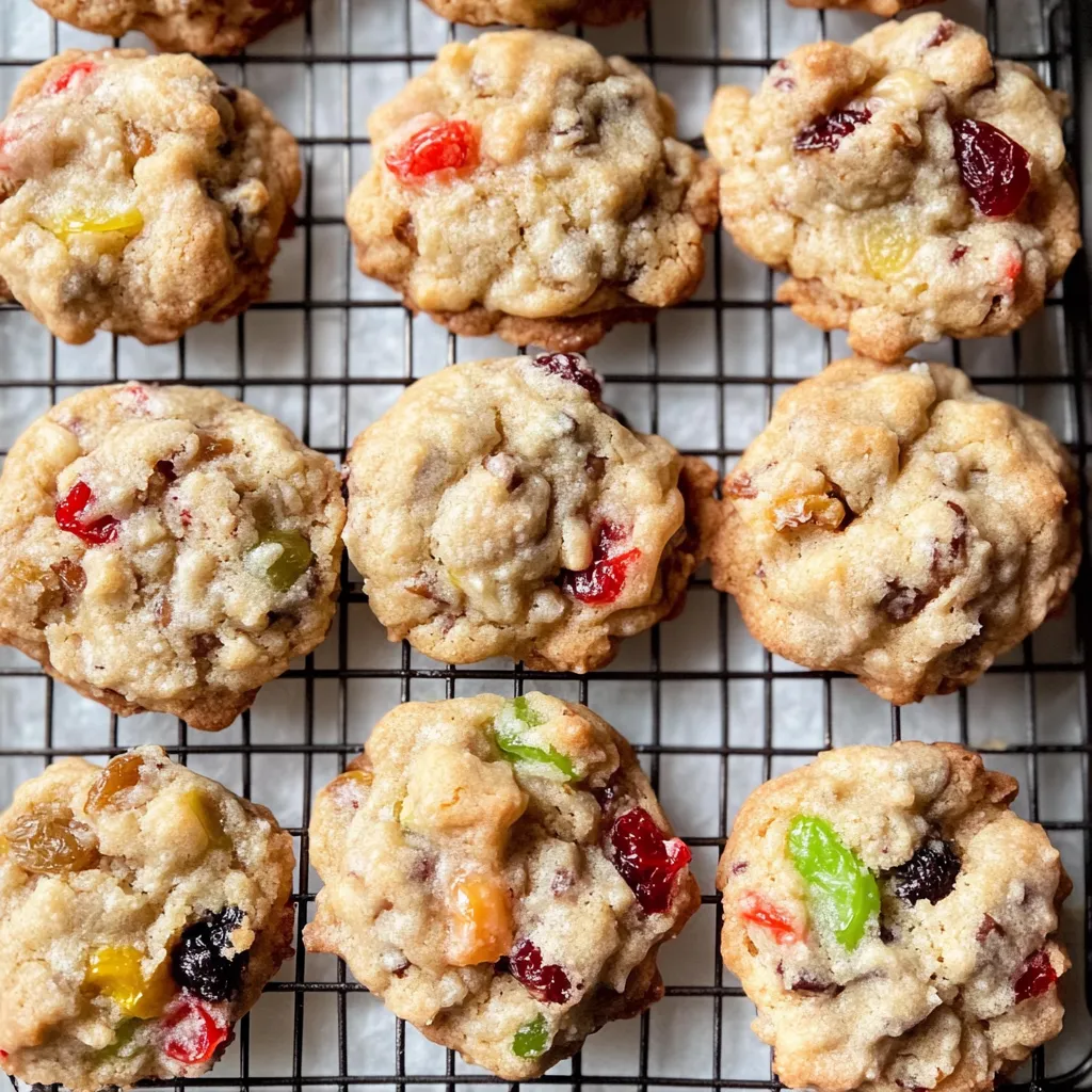 Christmas Fruitcake Cookies