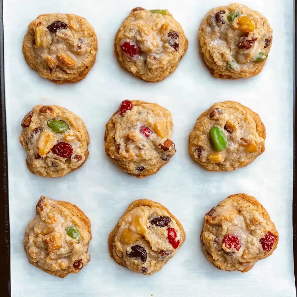 Holiday Fruitcake Cookies