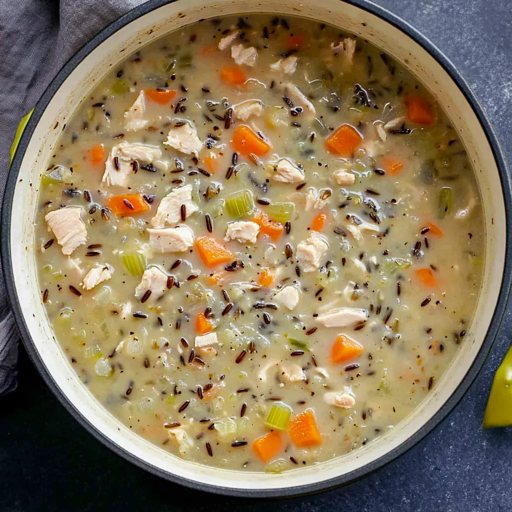 Leftover Turkey Wild Rice Soup Recipe