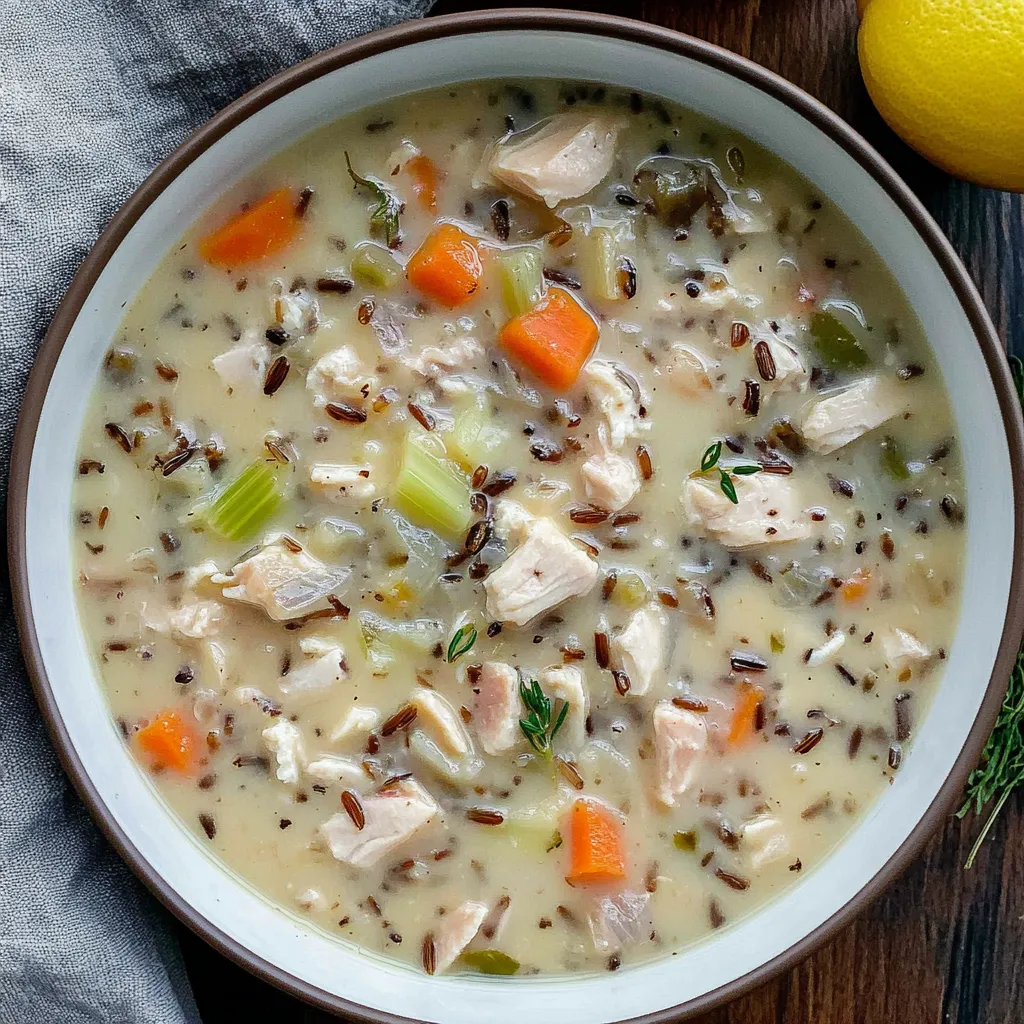Leftover Turkey Rice Soup