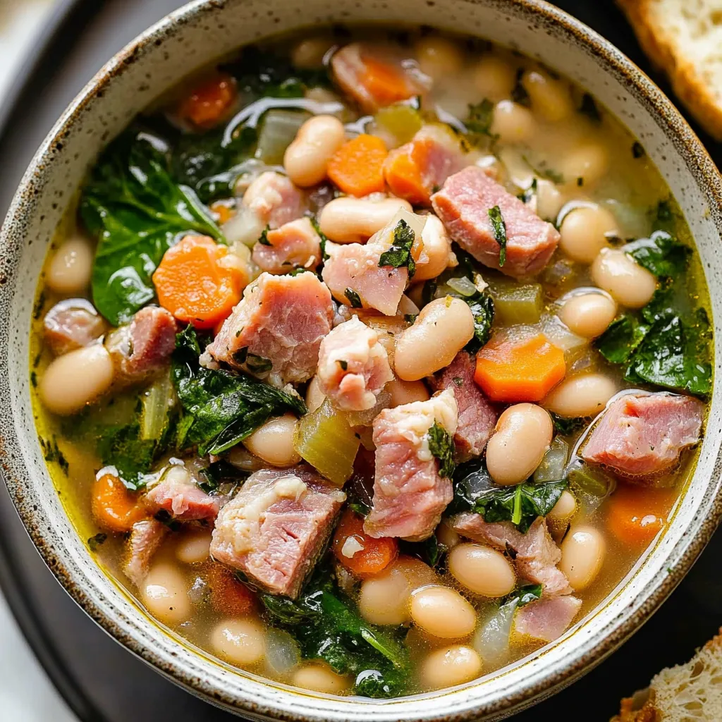 Hearty Ham and Bean Soup