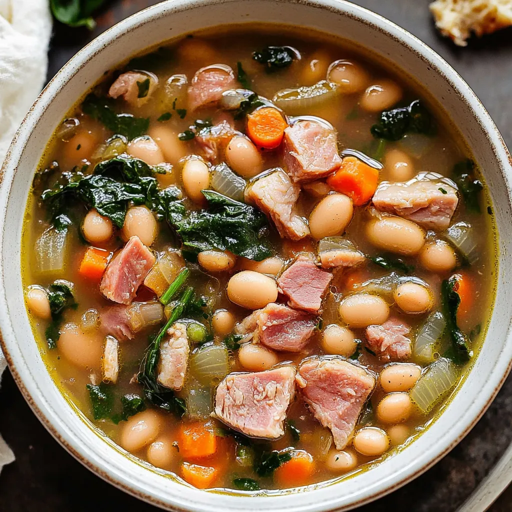 Easy Ham and Bean Soup Recipe