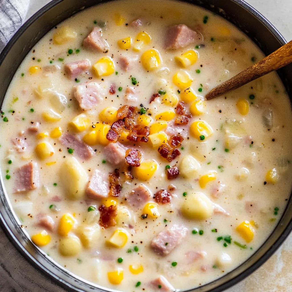 Ham and Corn Chowder Recipe