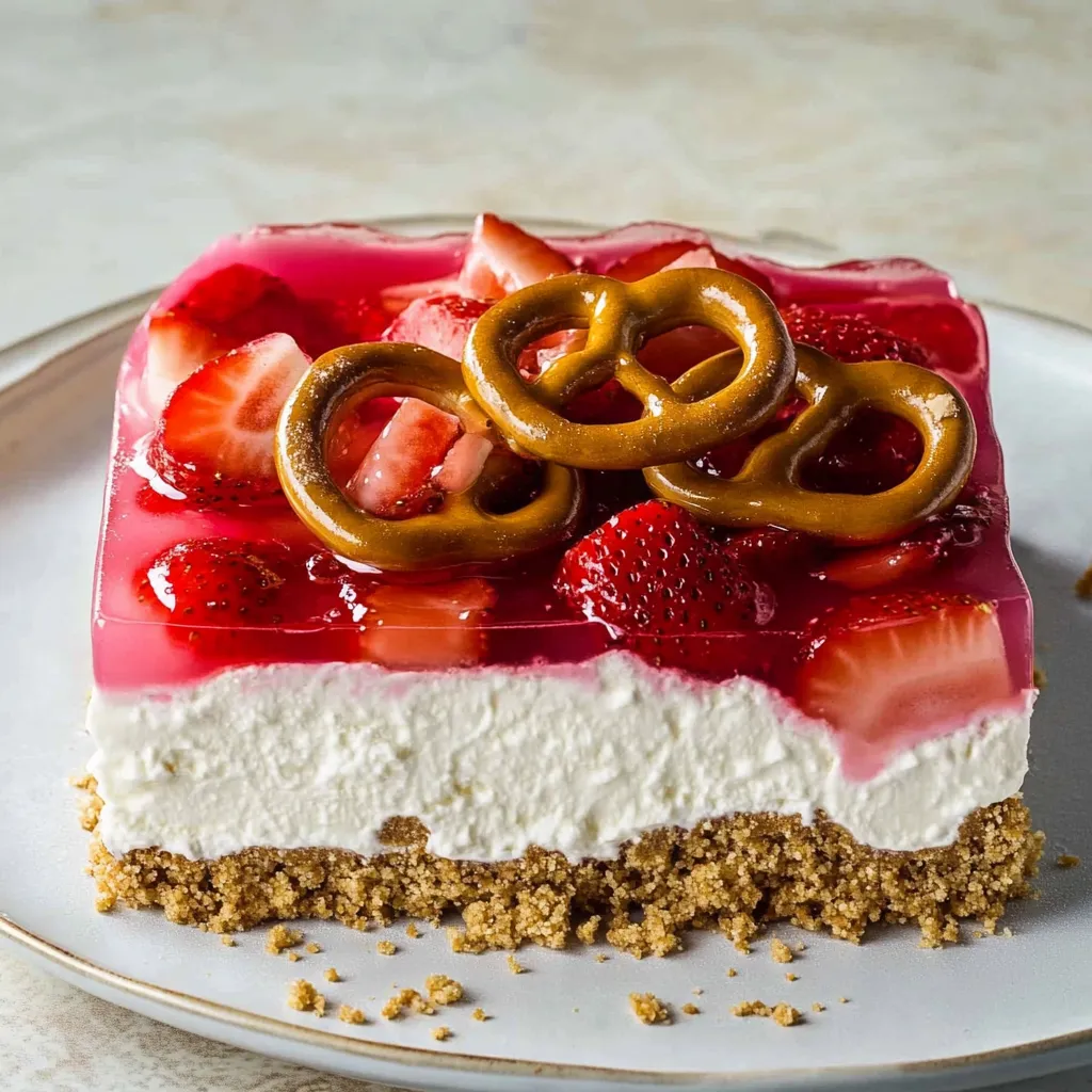 Strawberry Pretzel Salad