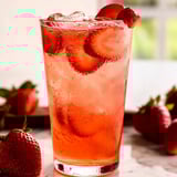 Homemade Strawberry Soda