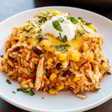 Chicken Enchilada Rice Casserole