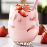 Pink Strawberry Coconut Refresher