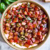 Cold Bruschetta Dip with Crème Fraîche