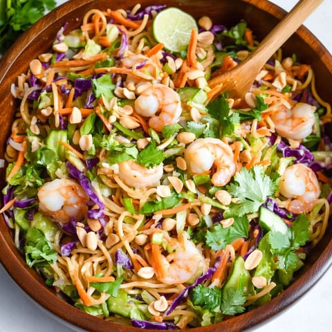 Thai Spring Roll Pasta Salad