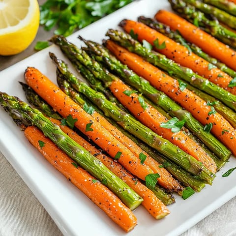 Roasted Asparagus and Carrots